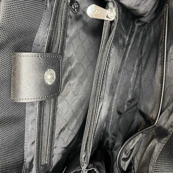 Joy Mangano HSN Tuff Tech Large Travel Tote Black Laptop Bag City Career - Picture 8 of 16